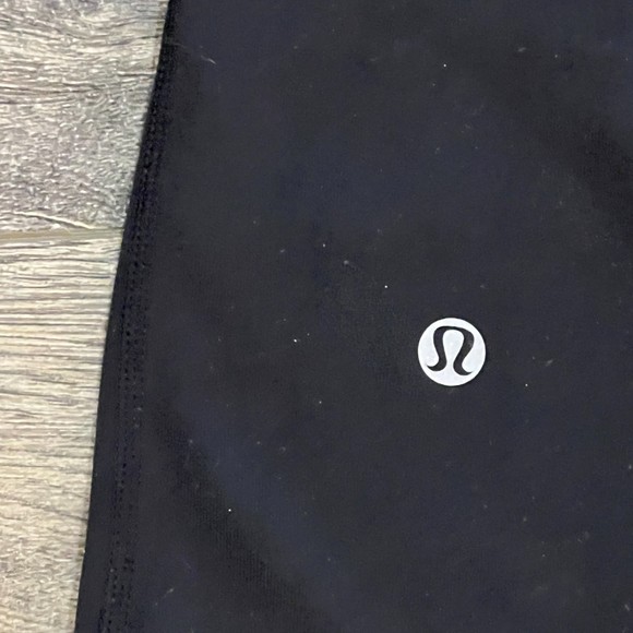 lululemon Astro Pant Flare Yoga Leggings - Black with Gray Waist - Womens Size 4 - Picture 5 of 6